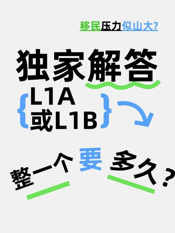 美國L1簽證多久能搞定？過來人掏心窩子說