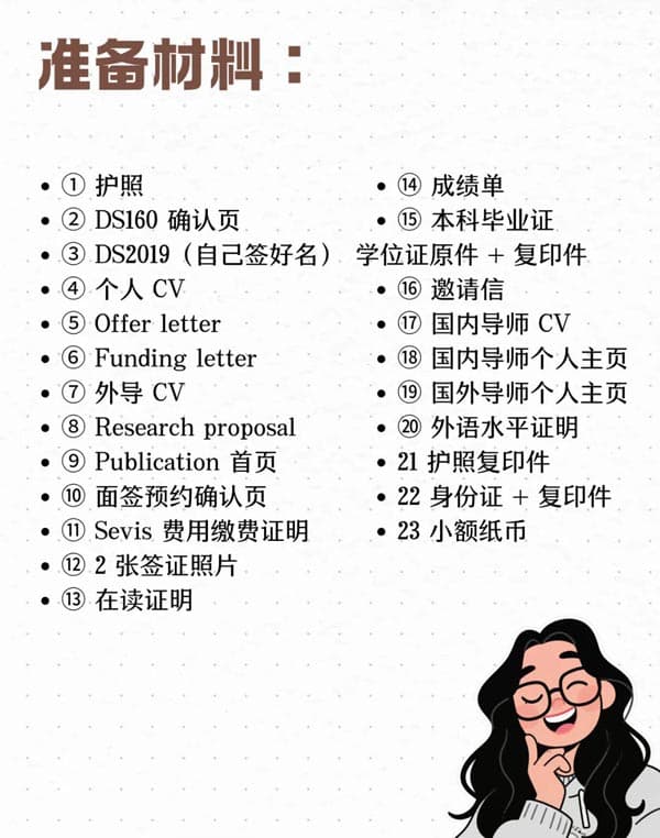 終于搞定！J1美簽面簽材料+準(zhǔn)備問答